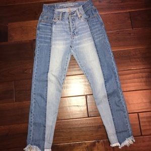 American Eagle Vintage High Rise Jeans. Size 0